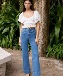 quần jeans ống suông