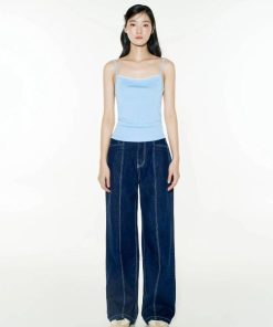 quần jeans túi nổi