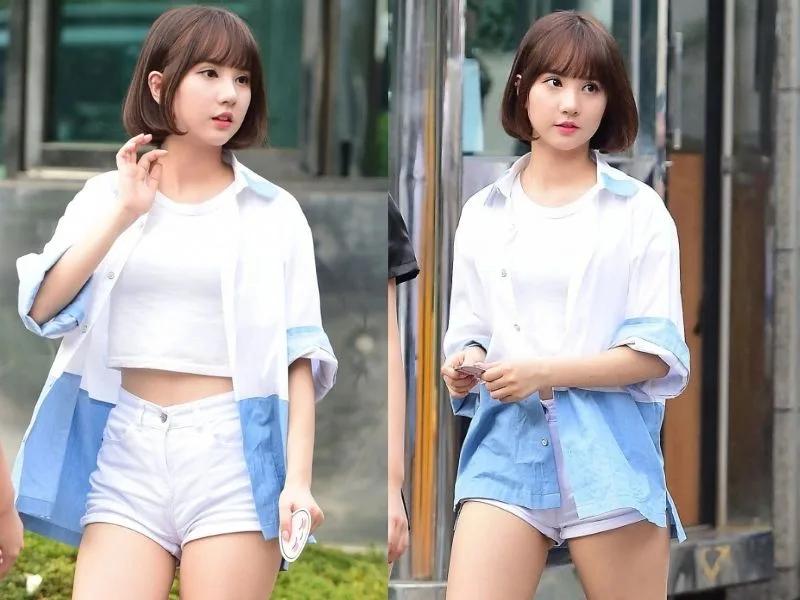 quần short jeans nữ